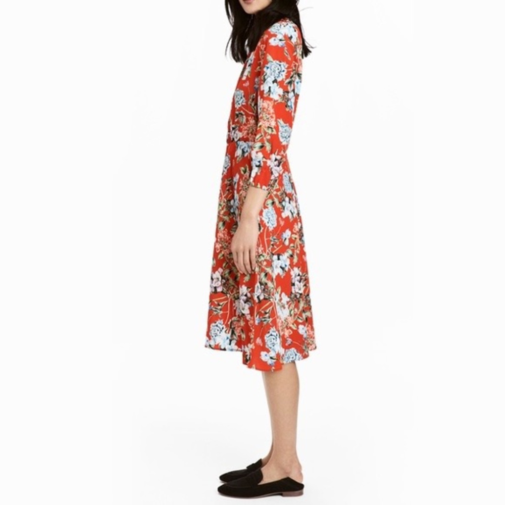 H&M floral midi dress